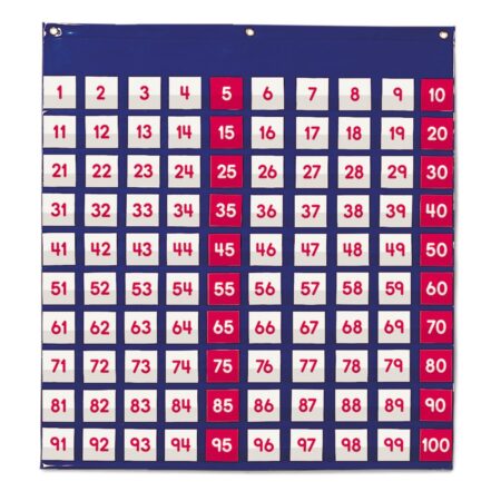 School Stationery Supplies Hundreds Pocket Chart - Image 1