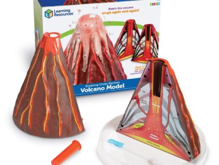 Erupting Cross-Section Volcano Model - Image 1