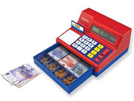 Pretend & Play? Calculator Cash Register with Euro Money - Image 1