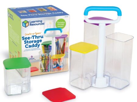 LR-CREATE-A-SPACE? SEE-THRU STORAGE CADDY - Image 1