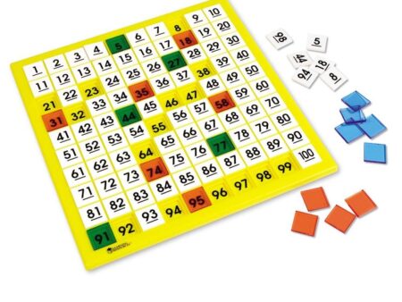 Learning Resources Hundred Number Board, Plastic - Image 1