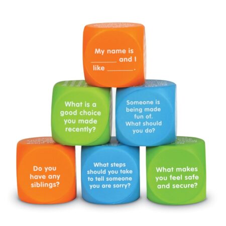 School Stationery Supplies Let's Talk Cubes - Image 1