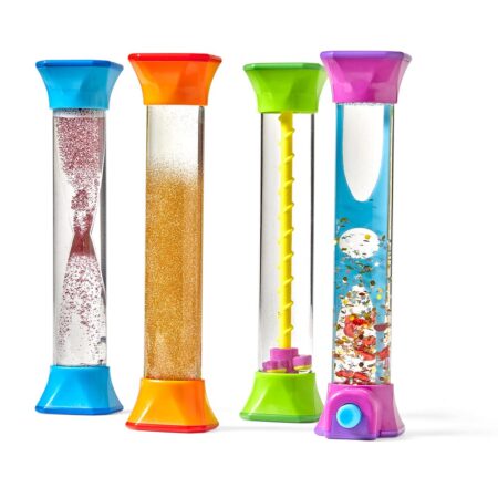 School Stationery Supplies Sensory Fidget Tubes, Set of 4 - Image 1