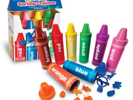LR-RAINBOW SORTING CRAYONS - Image 1
