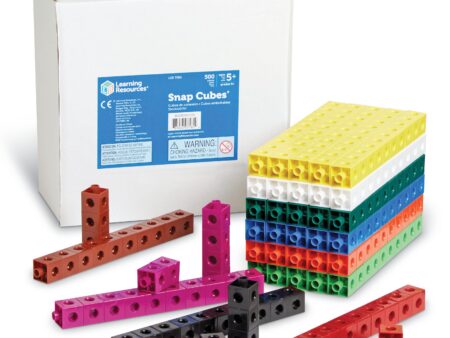 Learning Resources Snap Cubes (Set of 500) Cube Counters, Classroom Maths Supplies, Teacher Aids - Image 1