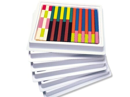 Learning Resources Cuisenaire Rods Multipak Wooden Rods, Six Sets of 74 - Image 1