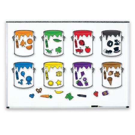 School Stationery Supplies LR-MAGNETIC PAINT CAN COLOUR SORTING SET - Image 1