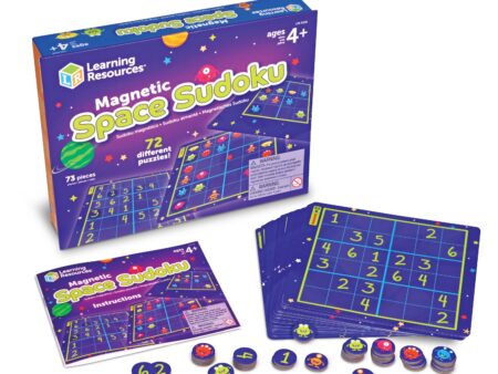 Learning Resources Magnetic Space Sudoku, Puzzle Game, 72 Pieces, Ages 4+ - Image 1