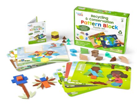 Recycling & Conservation Pattern Block Puzzle Set - Image 1