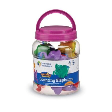 School Stationery Supplies LR-SNAP 'N' LEARN COUNTING ELEPHANTS (SET OF 10) - Image 1