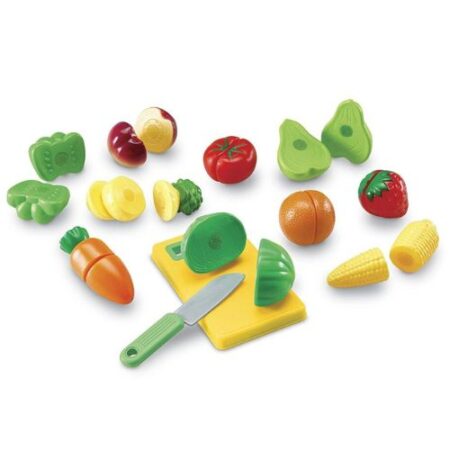 School Stationery Supplies LR-PRETEND & PLAY SLICEABLE FRUITS & VEGGIES - Image 1