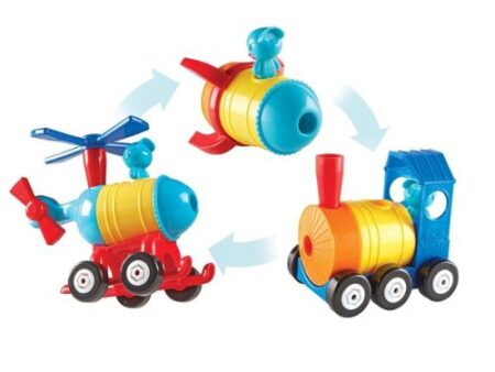 1-2-3 Build It!? Rocket-Train-Helicopter - Image 1