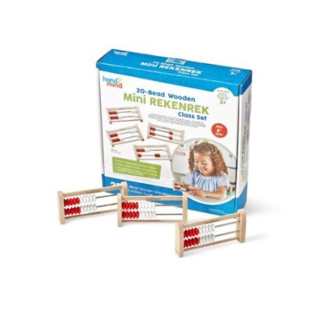 School Stationery Supplies Mini 20-Bead Rekenrek (Set of 25) - Image 1