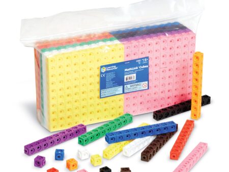 Learning Resources Mathlink Cubes Set of 1000 3/4 x 3/4 x 3/4 in LER4287 - Image 1