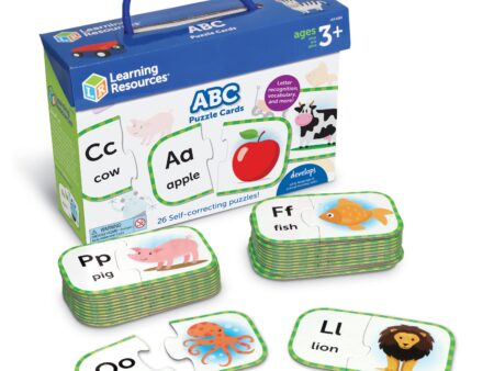Learning Resources LER6085 Teaches Letter Recognition, Set of 26 Two-Piece Matching Puzzles, Early Alphabet and Language Skills - Image 1