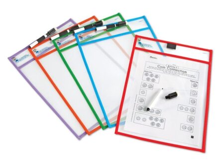Write And Wipe Pockets (Set of 5) - Image 1