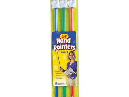 Hand Pointers 24 inches set of 3 LER 1960 ( Mahmoud) - Image 1