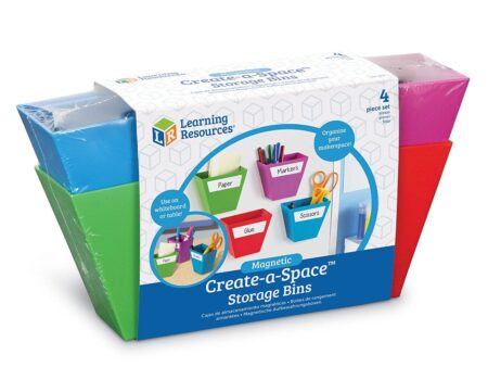 Magnetic Create-a-Space? Storage Bins (Set of 4) - Image 1