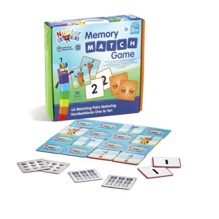 School Stationery Supplies Numberblocks Memory Match Game - Image 1