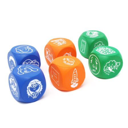 School Stationery Supplies Story Starter Picture Cubes - Image 1