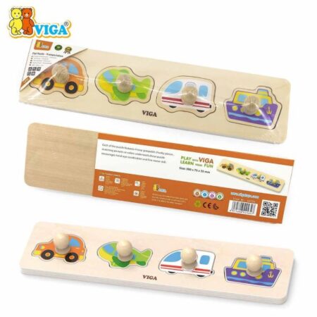 School Stationery Supplies Flat Puzzle - Transports - Image 1