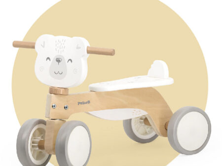Viga Wooden Trike - Polar Bear - Image 1