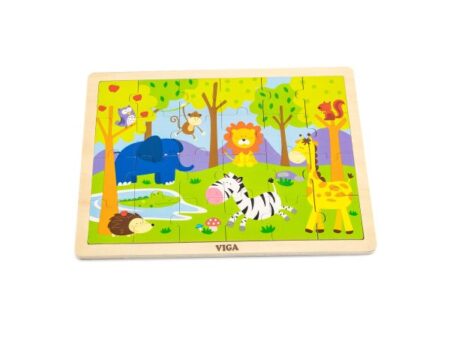 24 pcs Puzzle - Safari - Image 1