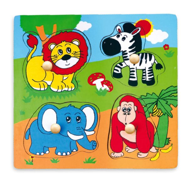 59563_-_wooden_flat_puzzle_-_wild_animals_1_.jpg School Stationery Supplies