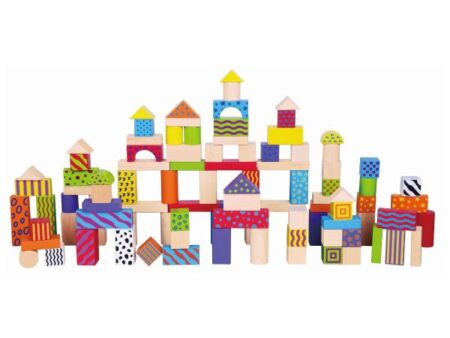 Wooden Blocks -100pcs - Image 1