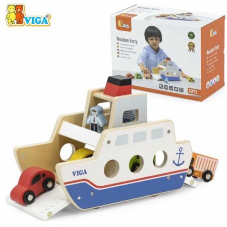 School Stationery Supplies Wooden Ferry - Image 1