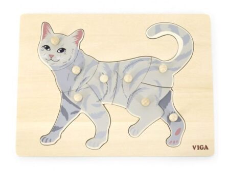 Montessori Puzzle Cat - Image 1