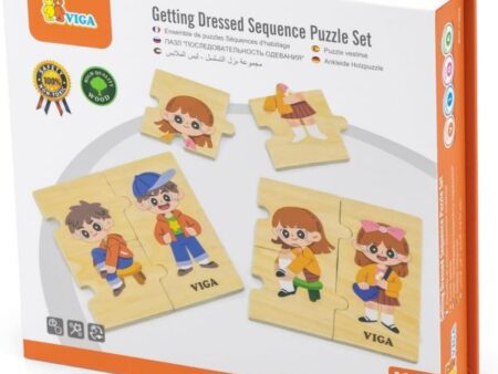 Getting Dressed Sequence Puzzle Set - Image 1