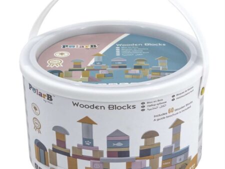 Wooden Blocks - 60pcs - Image 1