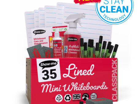 A4 Lined Drywipe Boards - Image 1
