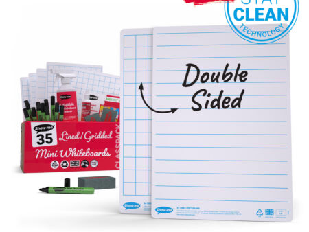 A4 Lined/Gridded Double Sided Whiteboards - Image 1