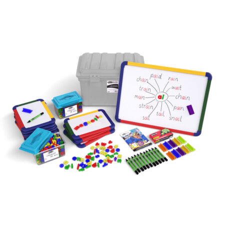 Show-me 610 Piece Magnetic Literacy Group Pack in Storage Trunk - Image 1