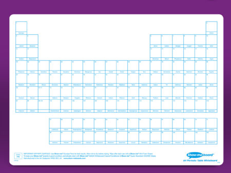A4 Periodic Table Drywipe Boards - Image 1