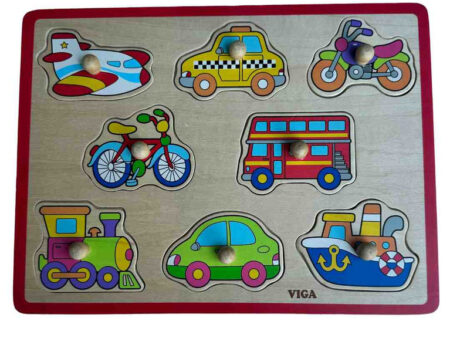 Flat Puzzle -Transportation - Image 1