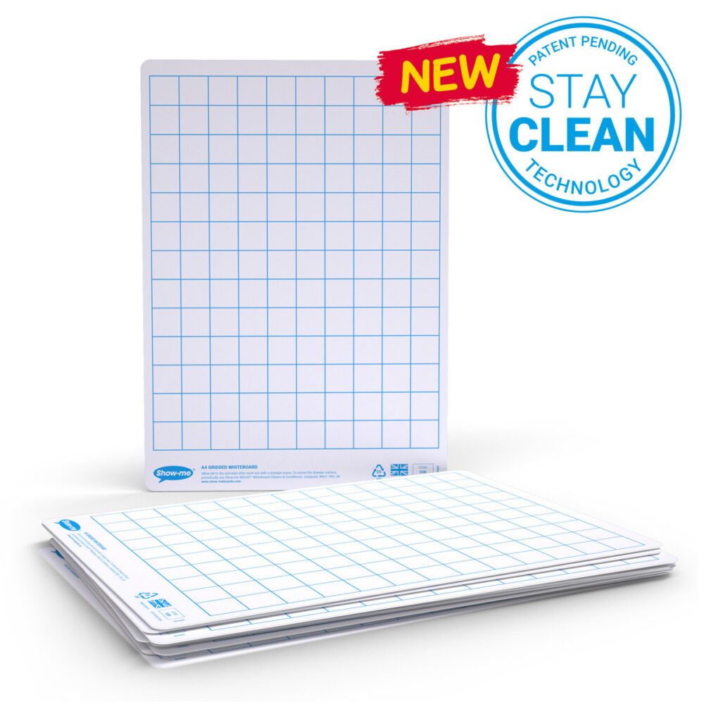 SQB10_A4_Gridded_Whiteboards_pack_23483.jpg School Stationery Supplies