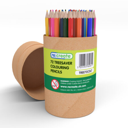 Tube 72 Re:create Treesaver Recycled Coloured Pencils, Assorted Colours - Image 1