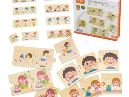 Viga Logical Sequences Puzzle Set (Daily Activities) - Image 1