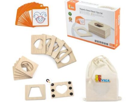 Magnetic Stencil Board - 12pcs Set - Image 1