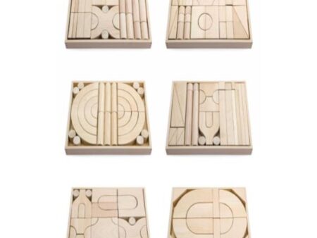 Wooden Block  -  6 Trays Set #2 - Image 1