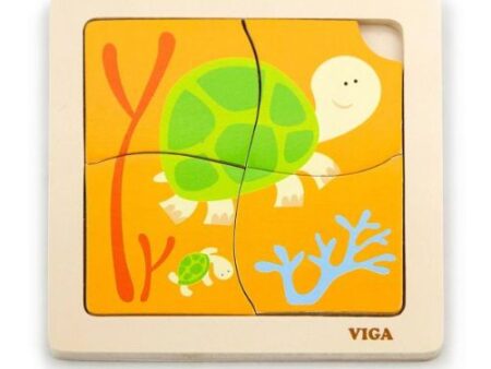 Handy Flat Puzzle - Tortoise - Image 1