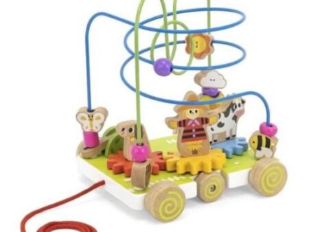 Pull Along with Wire Beads and Turning Gears - Image 1