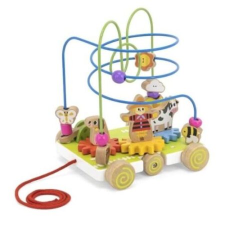 Pull Along with Wire Beads and Turning Gears - Image 1