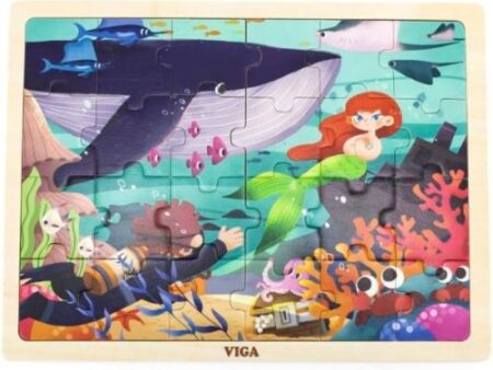 24-Piece Wooden Jigsaw Puzzle - Sea Secret - Image 1