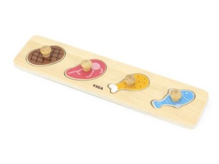 Flat Puzzle - Meat & Fish - Image 1
