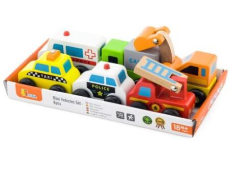 Mini Vehicles Set - 6pcs - Image 1