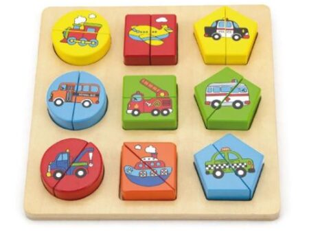 Shape Block Puzzle - Vehicles - Image 1